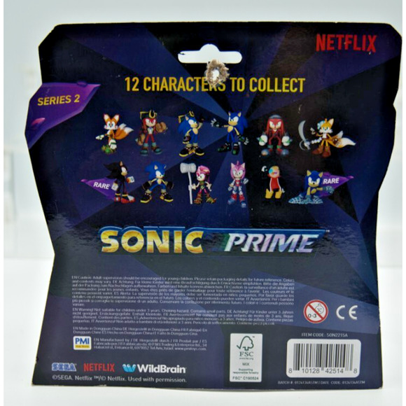 Sonic Prime Series 2 - Sonic & Tails 2-Pack - New Sealed - Picture 2 of 2